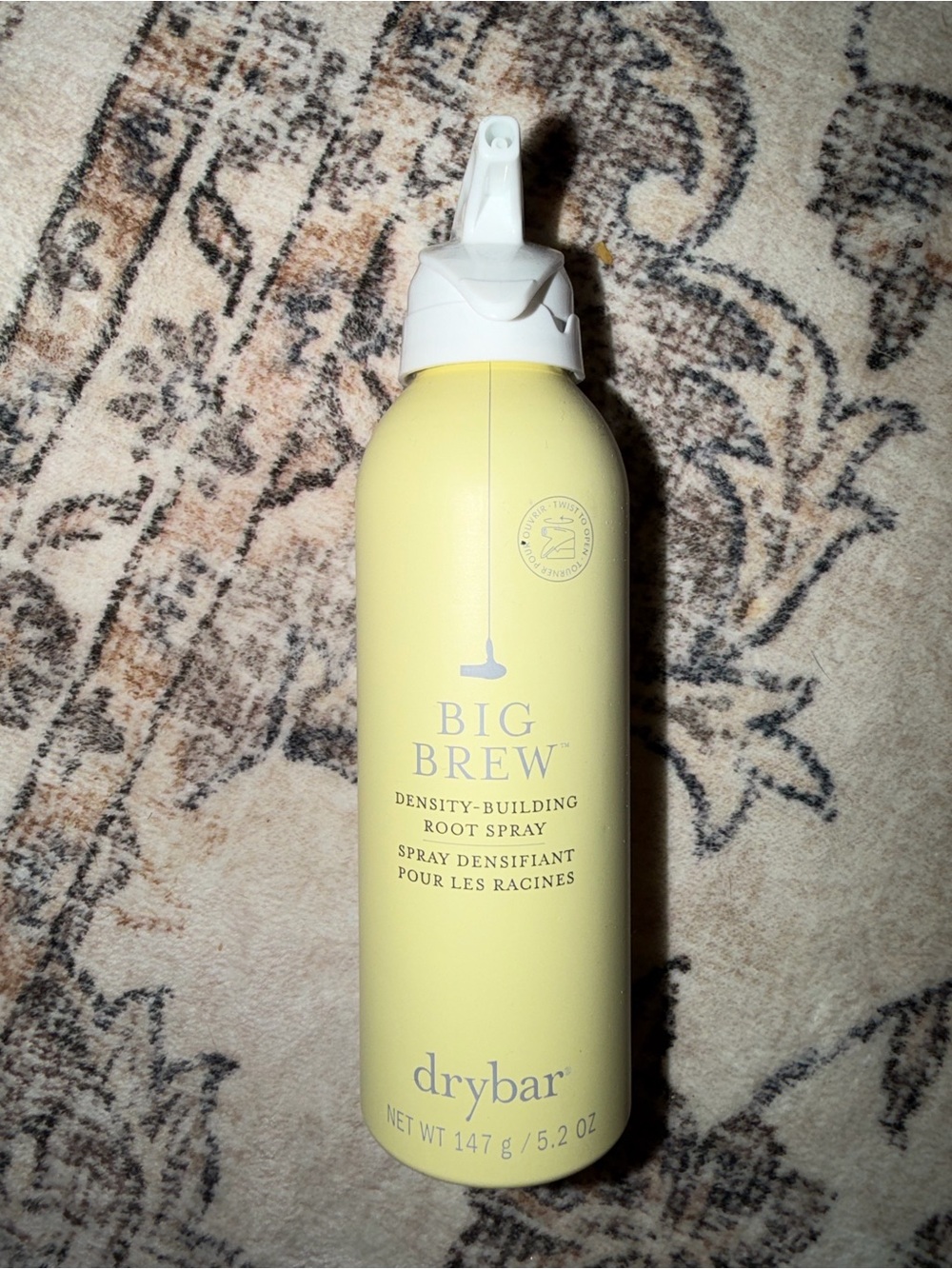 Drybar Big Brew Density-Building Root Spray - Pale Yellow & White